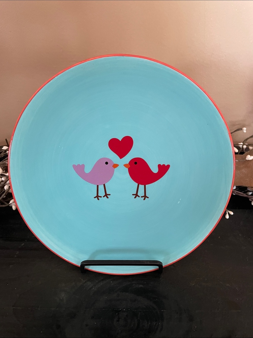 Harry & David Lovebirds Appetizer Plate - 8”